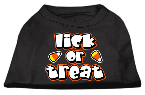 Lick Or Treat Screen Print Shirts Black L (14)