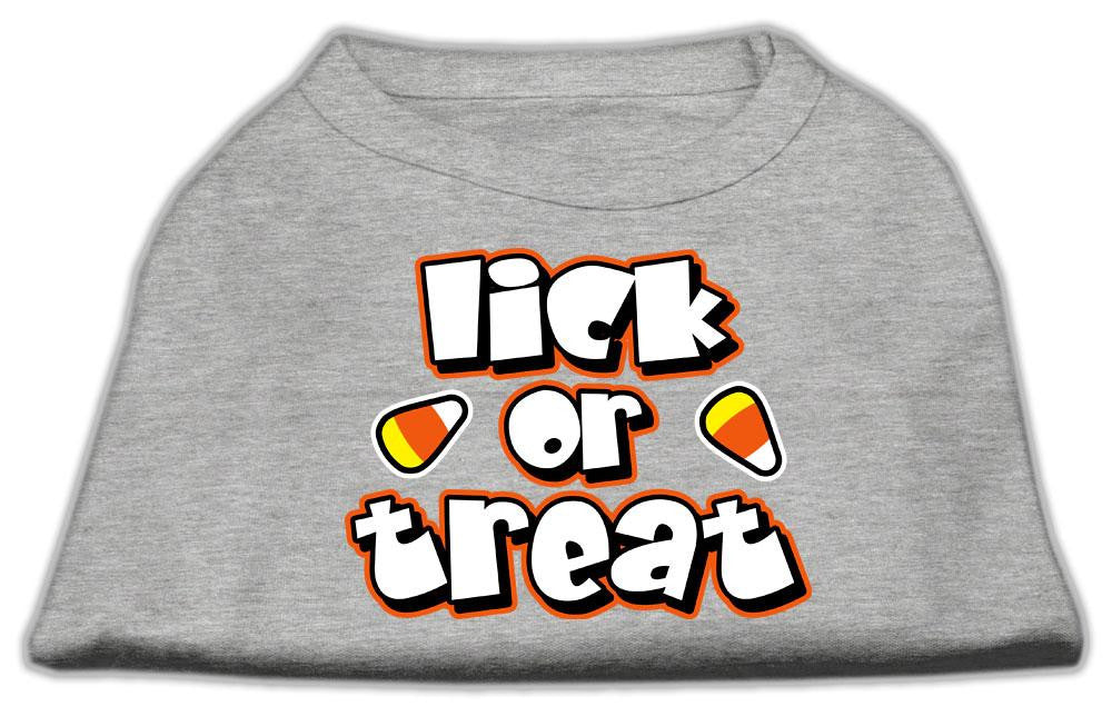 Lick Or Treat Screen Print Shirts Grey S (10)