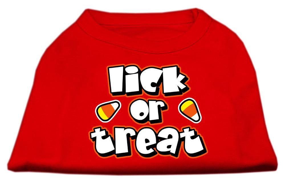 Lick Or Treat Screen Print Shirts Red XL (16)