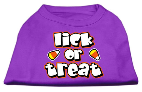 Lick Or Treat Screen Print Shirts Purple XS (8)