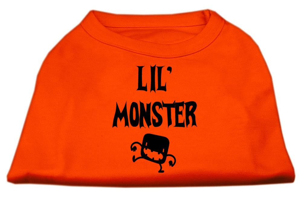 Lil Monster Screen Print Shirts Orange Med (12)