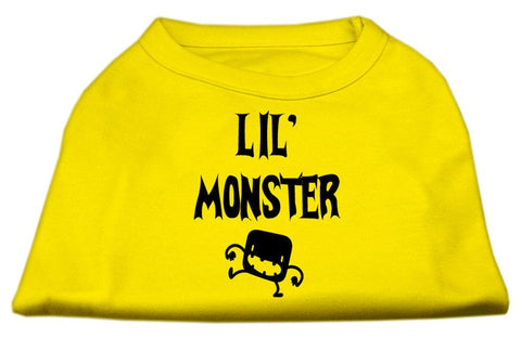 Lil Monster Screen Print Shirts Yellow Med (12)