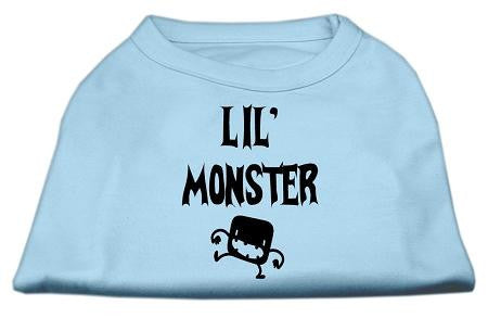 Lil Monster Screen Print Shirts Baby Blue XS (8)