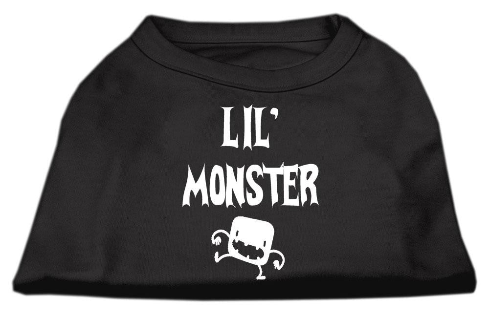 Lil Monster Screen Print Shirts Black  XS (8)