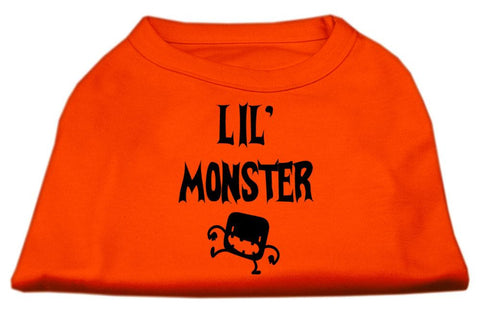 Lil Monster Screen Print Shirts Orange XS (8)