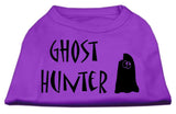 Ghost Hunter Screen Print Shirt  With Black Lettering