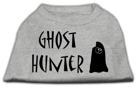 Ghost Hunter Screen Print Shirt Grey with Black Lettering Med (12)