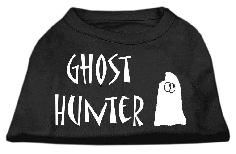 Ghost Hunter Screen Print Shirt Black with White Lettering XXL (18)