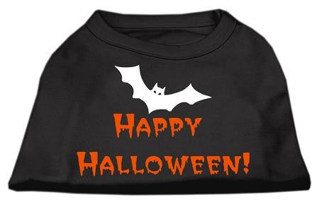 Happy Halloween Screen Print Shirts Black L (14)