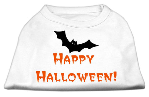 Happy Halloween Screen Print Shirts White L (14)