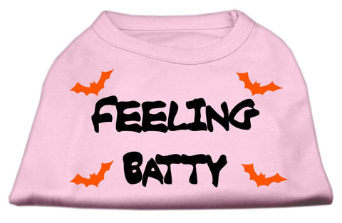 Feeling Batty Screen Print Shirts Pink XS (8)