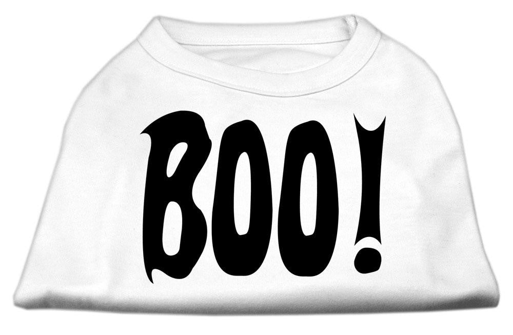 BOO! Screen Print Shirts White Lg (14)