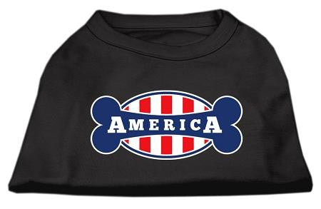 Bonely in America Screen Print Shirt Black  XL (16)