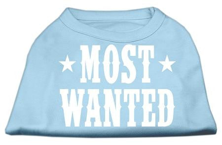 Most Wanted Screen Print Shirt Baby Blue Sm (10)