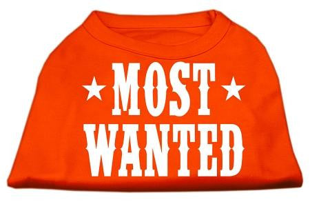 Most Wanted Screen Print Shirt Orange XXXL (20)