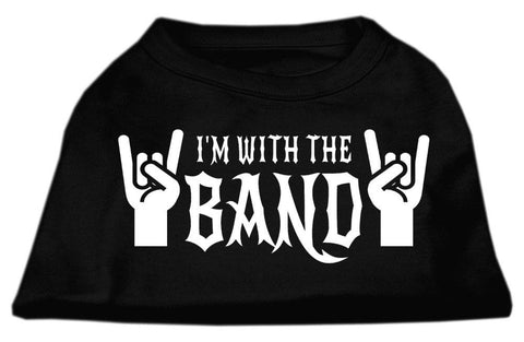 With the Band Screen Print Shirt Black  Lg (14)