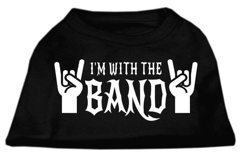 With The Band Screen Print Shirt Black  Xxxl (20)