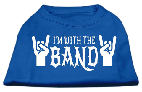 With The Band Screen Print Shirt Blue Xxxl (20)