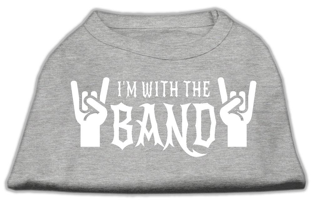 With The Band Screen Print Shirt Grey Xxxl (20)