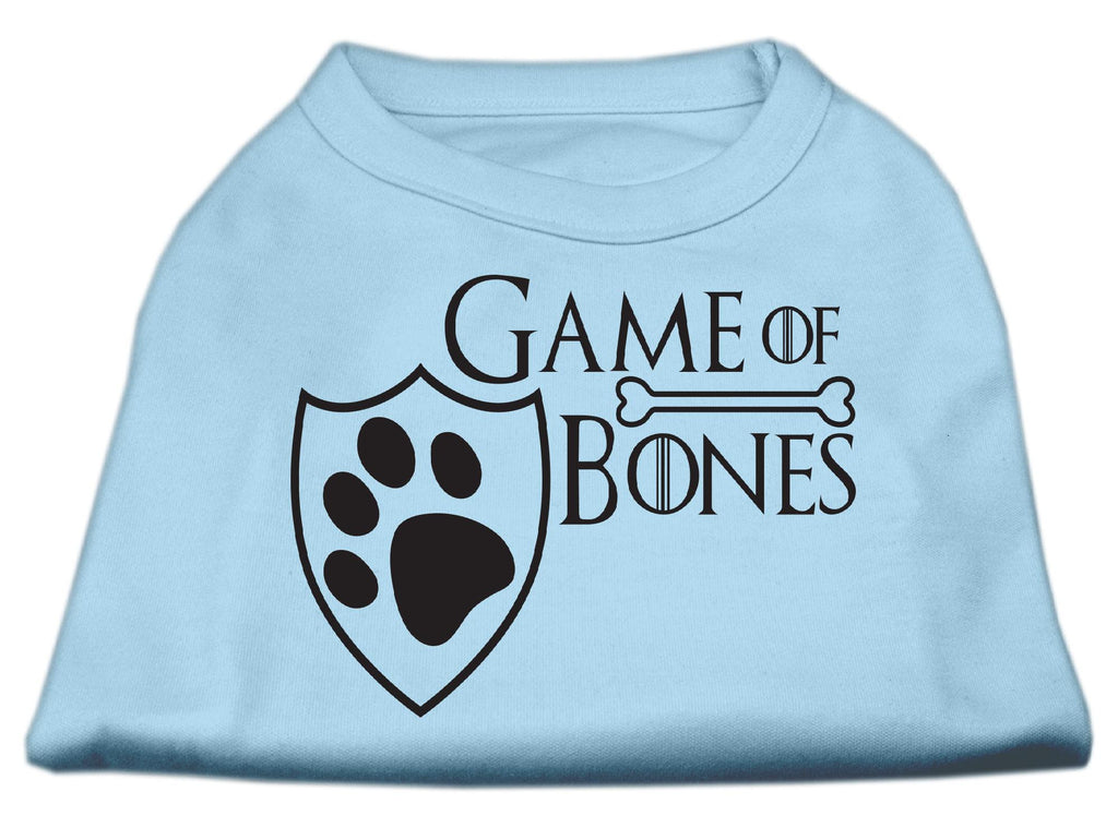 Game of Bones Screen Print Dog Shirt Baby Blue Sm (10)