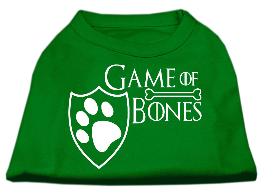 Game of Bones Screen Print Dog Shirt Green XL (16)