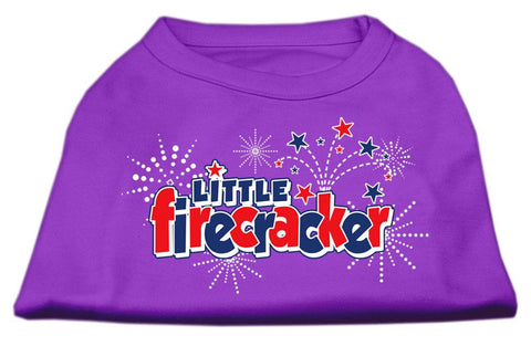 Little Firecracker Screen Print Shirts Purple M (12)