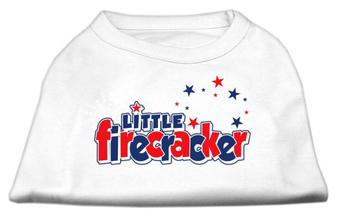 Little Firecracker Screen Print Shirts White M (12)