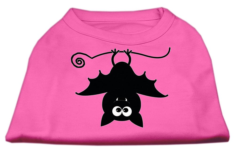 Batsy The Bat Screen Print Dog Shirt Bright Pink Lg (14)