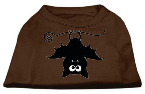 Batsy The Bat Screen Print Dog Shirt Brown Lg (14)