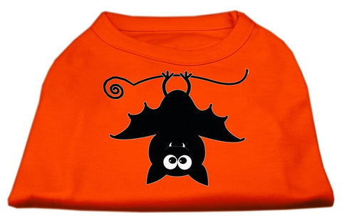 Batsy The Bat Screen Print Dog Shirt Orange Xs (8)