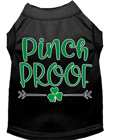 Pinch Proof Screen Print Dog Shirt Black Lg (14)