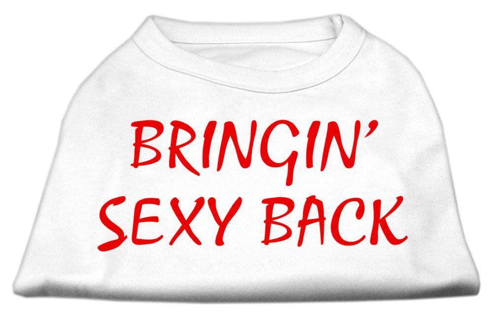 Bringin' Sexy Back Screen Print Shirts White Lg (14)