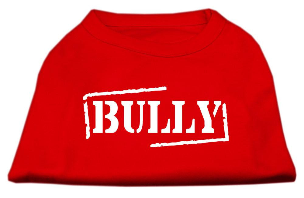 Bully Screen Printed Shirt  Red Med (12)