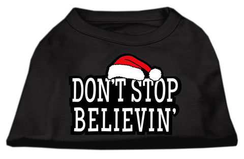 Don't Stop Believin' Screenprint Shirts Black XL (16)