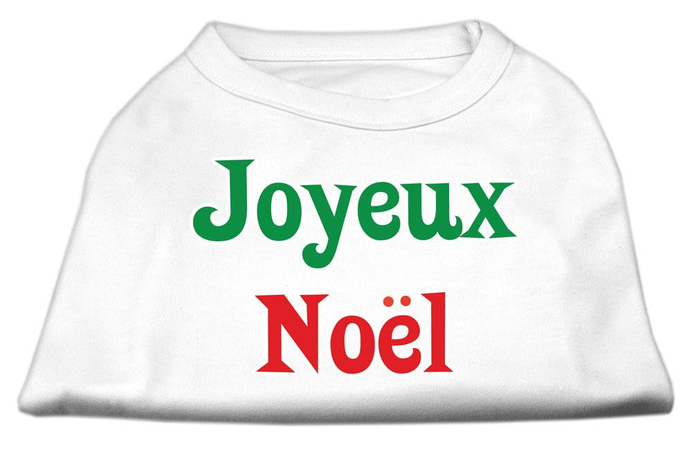 Joyeux Noel Screen Print Shirts White L (14)