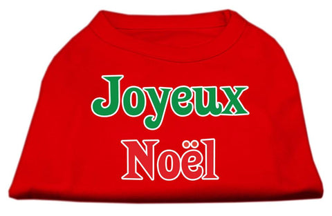 Joyeux Noel Screen Print Shirts Red XS (8)