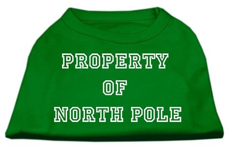 Property Of North Pole Screen Print Shirts Emerald Green Med (12)