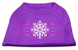 Pink Snowflake Swirls Screenprint Shirts