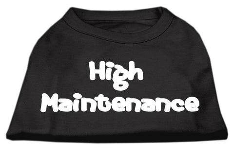 High Maintenance Screen Print Shirts  Black M (12)