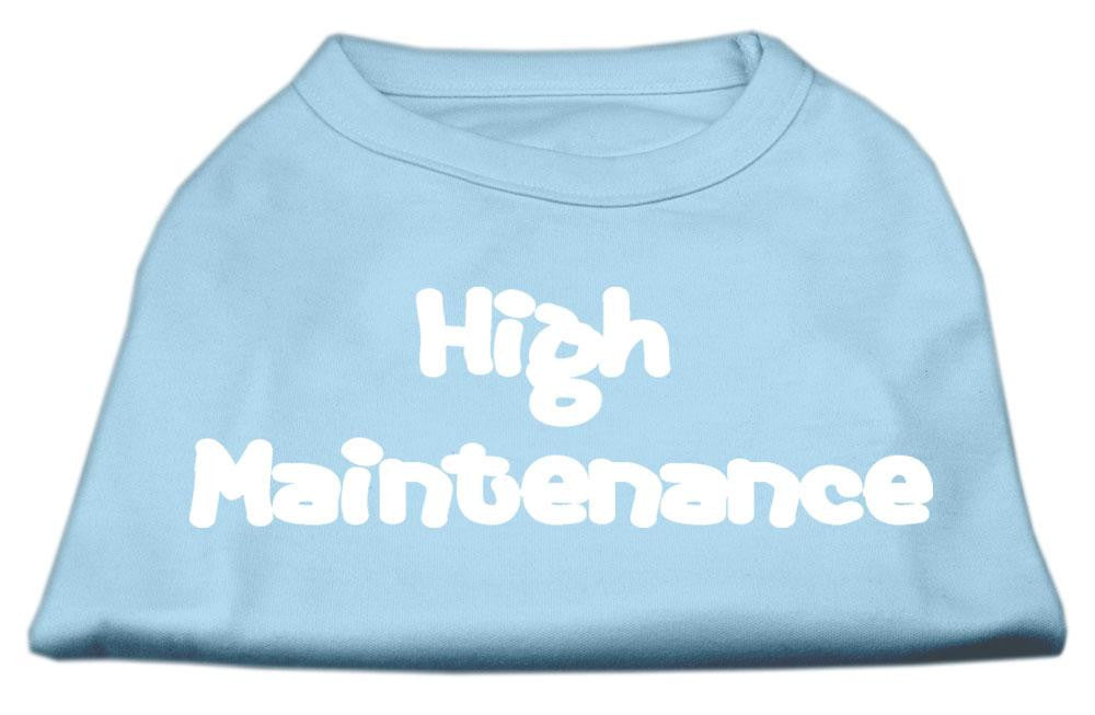 High Maintenance Screen Print Shirts  Baby Blue XXL (18)