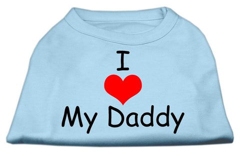 I Love My Daddy Screen Print Shirts Baby Blue Med (12)