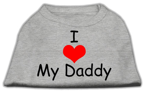 I Love My Daddy Screen Print Shirts Grey Xxl (18)