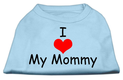 I Love My Mommy Screen Print Shirts Baby Blue Sm (10)