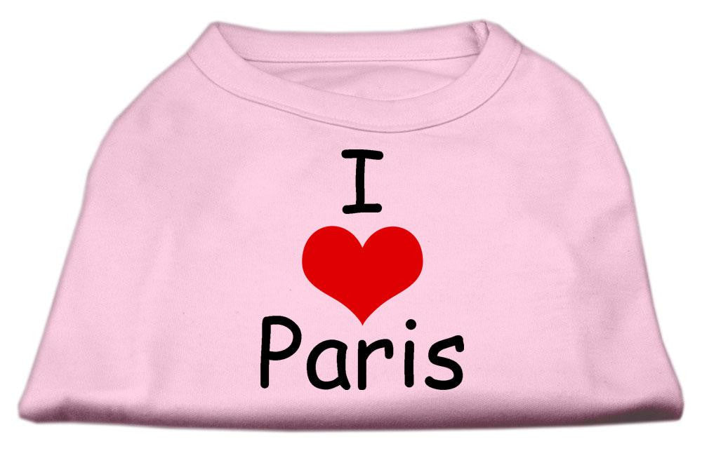 I Love Paris Screen Print Shirts