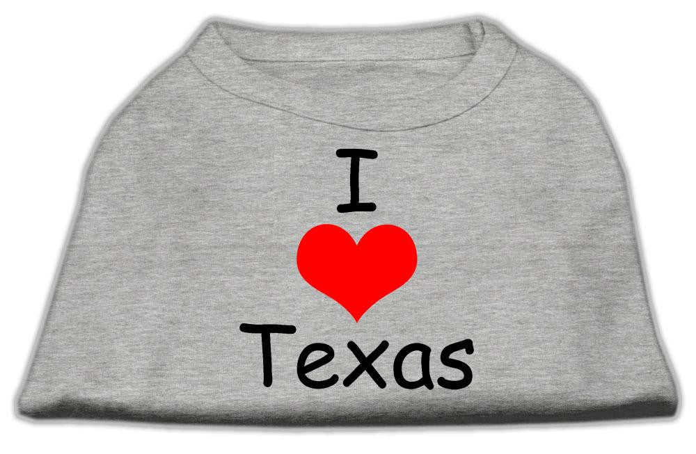 I Love Texas Screen Print Shirts