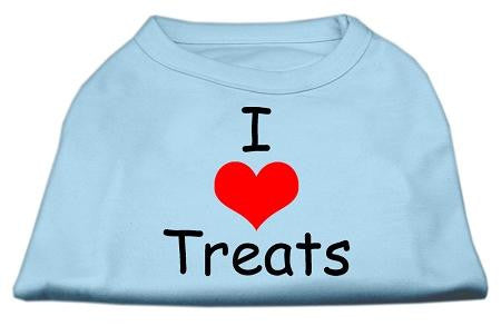 I Love Treats Screen Print Shirts Baby Blue Med (12)