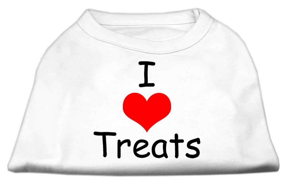 I Love Treats Screen Print Shirts White Xxl (18)