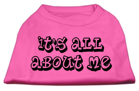 It's All About Me Screen Print Shirts Bright Pink Lg (14)