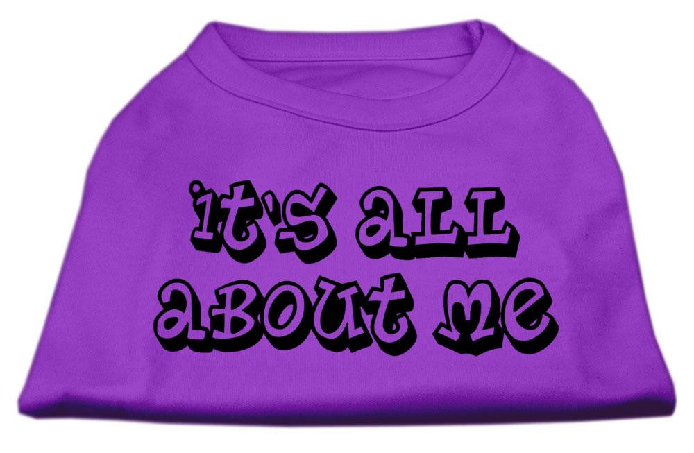 It's All About Me Screen Print Shirts Purple Lg (14)