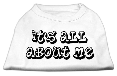 It's All About Me Screen Print Shirts White Sm (10)